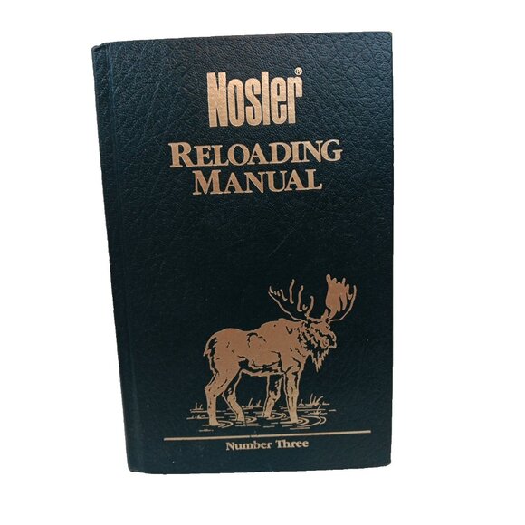 Nosler Reloading Manual Number Three 1989 - Picture 1 of 14